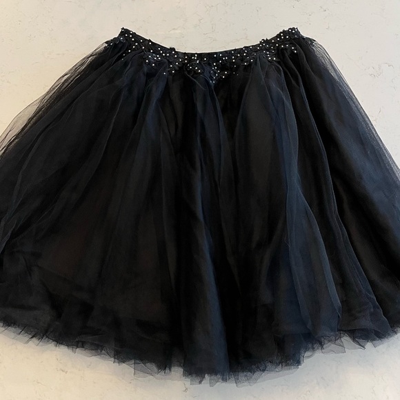 EMOTION Two Piece Cropped Black Mesh Glam Lace Tutu Mini Prom Punk Dress Outfit - Picture 9 of 14